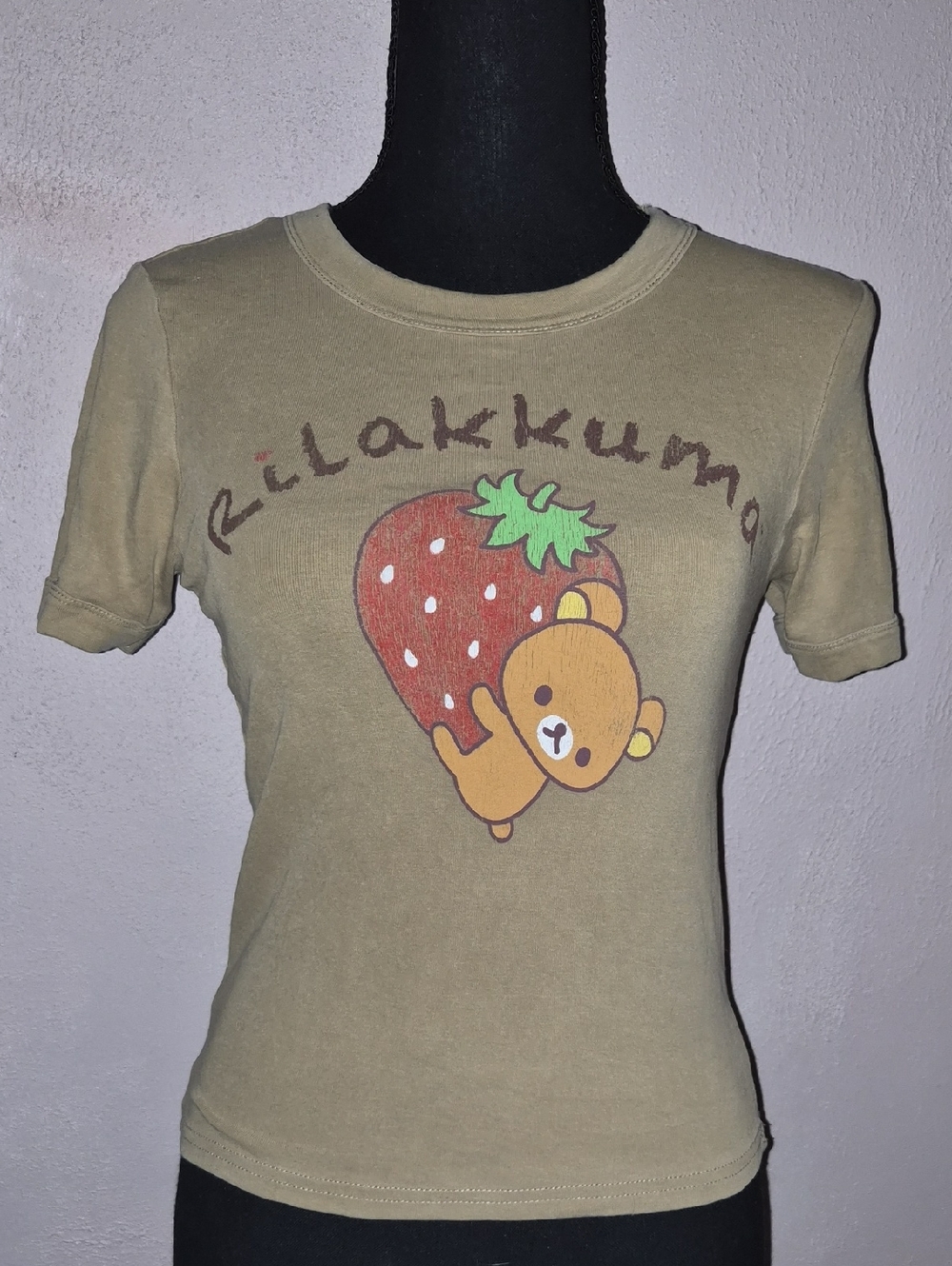 🩷Rilakkuma Olive Green Graphic Tee